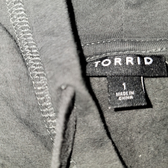 Torrid Zip Front Hoodie - XL - Grey - Picture 2 of 5